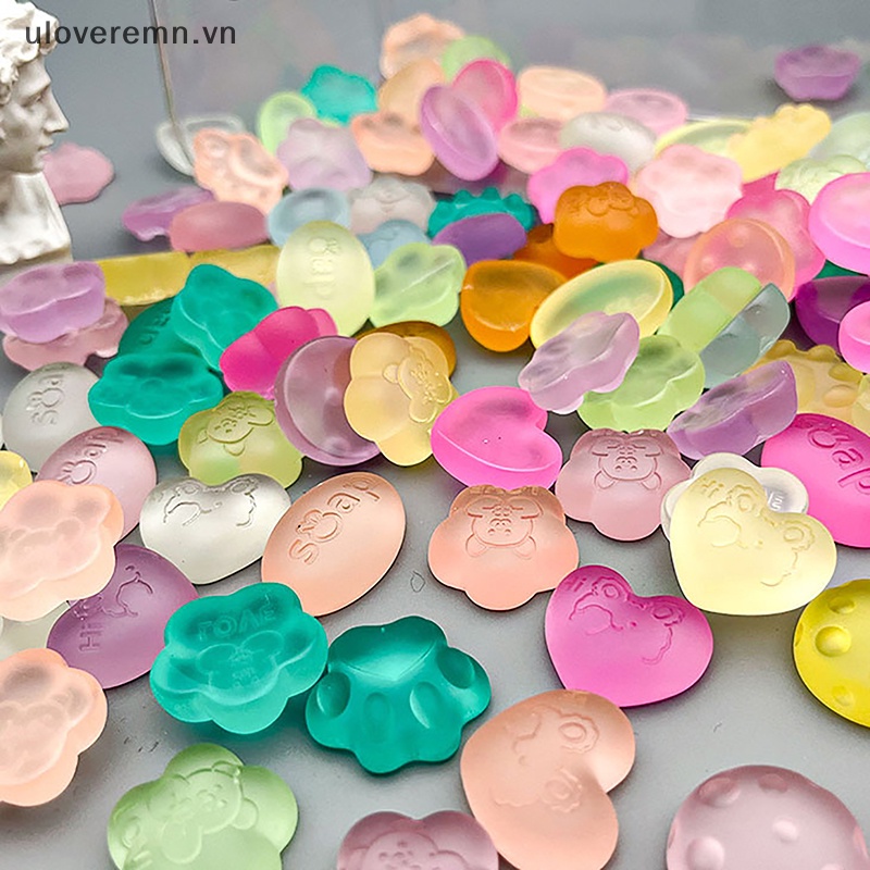 Set 10 Kẹp Tóc Nhựa Hình Hoạt Hình Dễ Thương