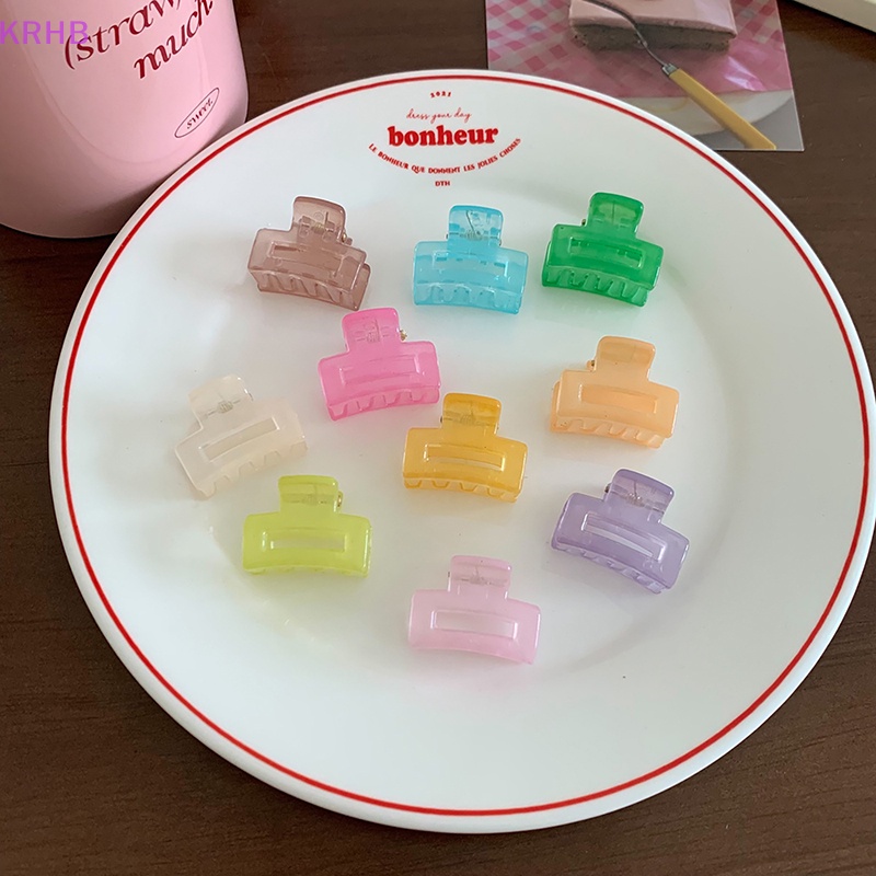 Set 10 Kẹp Tóc Nhỏ Xinh Màu Kẹo Ngọt Ngào Cho Nữ Mới