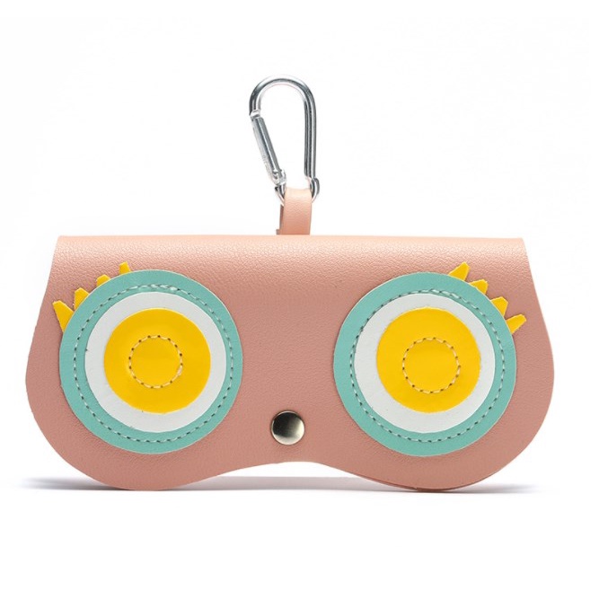 Túi Đựng Mắt Kính Bằng Da PU Họa Tiết Hoạt Hình Dễ Thương Cho Nữ RYVN