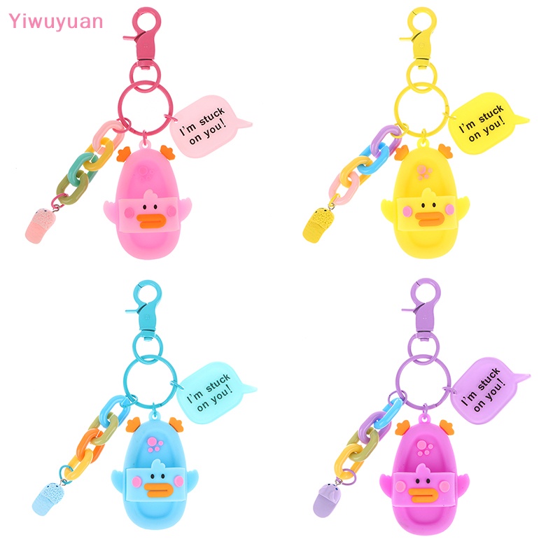 < Yiwuyuan > Móc Chìa Khóa Hình Búp Bê Hoạt Hình Dễ Thương Trang Trí Ba Lô / Ô Tô