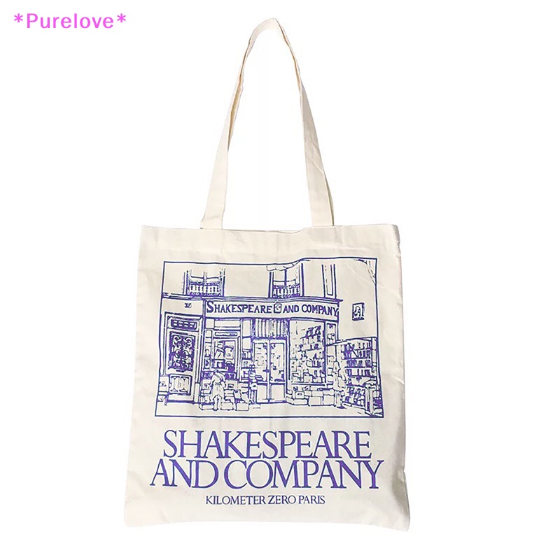 Túi Xách Vải Cotton In Họa Tiết Xinh Xắn Cho Nữ Mới