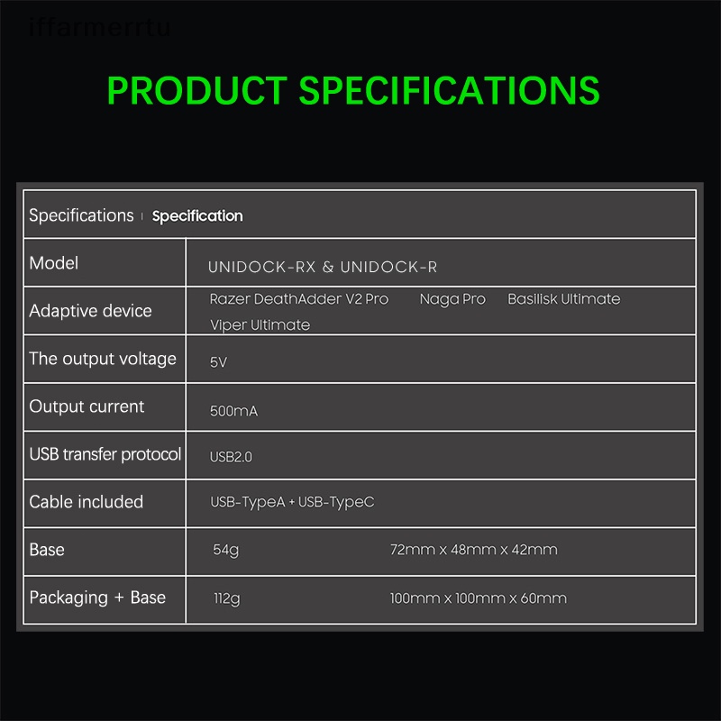 Đế Sạc Không Dây Cho Chuột Logitech G502 G703 G903 G Pro X GPW