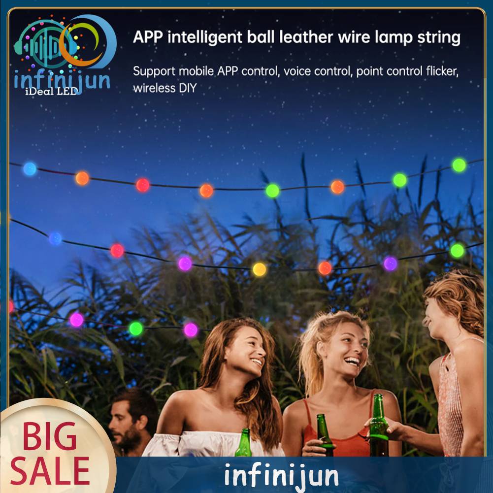 Đèn RGB IP44 Chống Thấm Nước Dùng Trang Trí Sân Vườn, Giáng Sinh