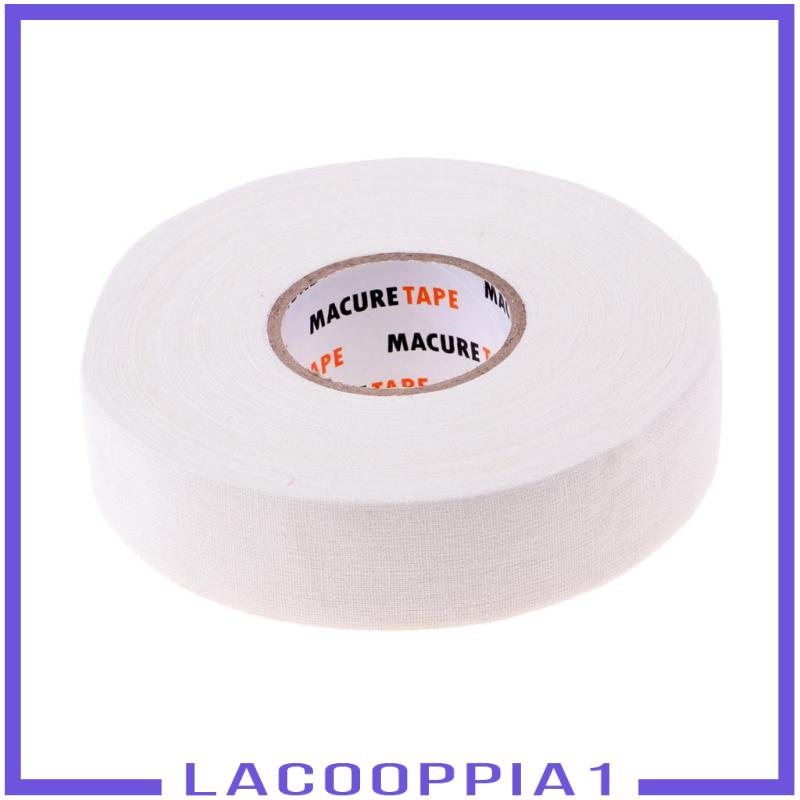 Cuộn 1 Miếng Dán Hockey Cao Cấp 1 "X 25 yds Chống Thấm Nước Màu Trắng
