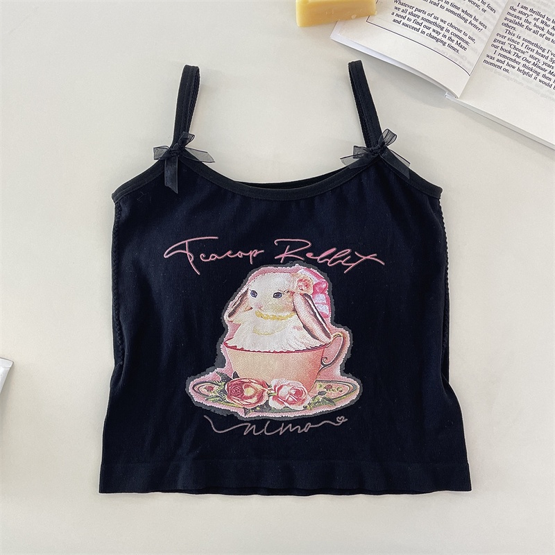 Áo Croptop Ngắn Tay Có Mút Đệm Ngực Dáng Ôm Thời Trang Mùa Hè Ngọt Ngào Cho Nữ
