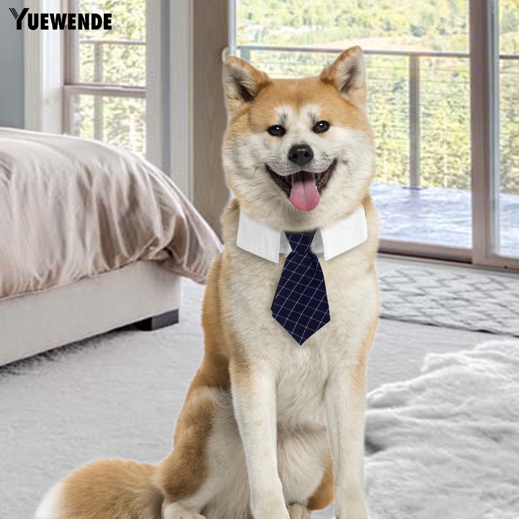 Yq.e Vòng Cổ Thắt Nơ Bằng Polyester Siêu Mềm Tinh Tế Dùng Làm Đạo Cụ Chụp Ảnh Cho Thú Cưng