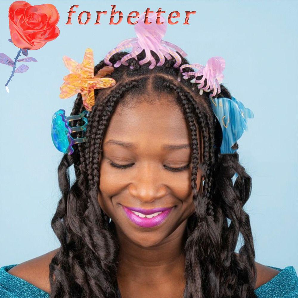 Kẹp Tóc Hình Vuốt Bạch Tuộc / Cá Heo / Sao Biển Phong Cách Hàn Quốc Đơn Giản Cho Nữ