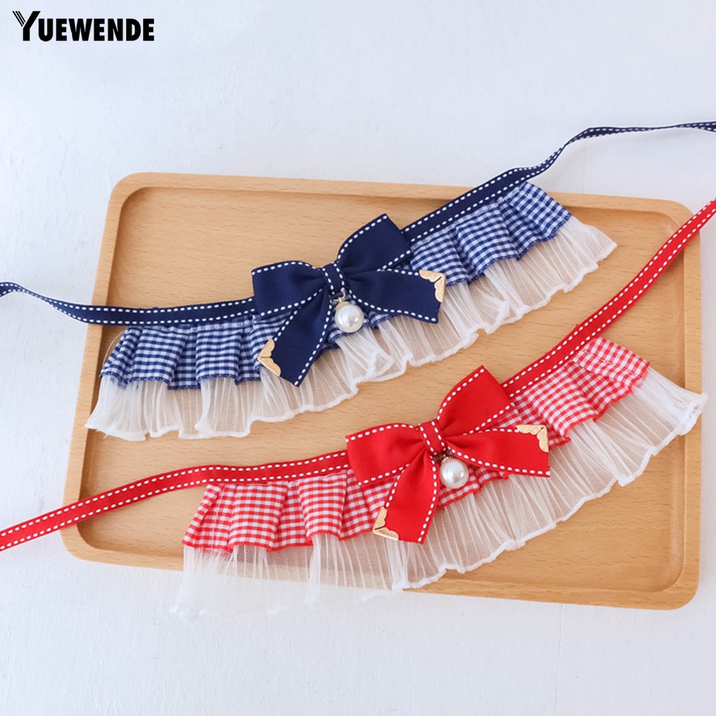 Vòng Cổ Họa Tiết Caro Dễ Thương Cho Thú Cưng