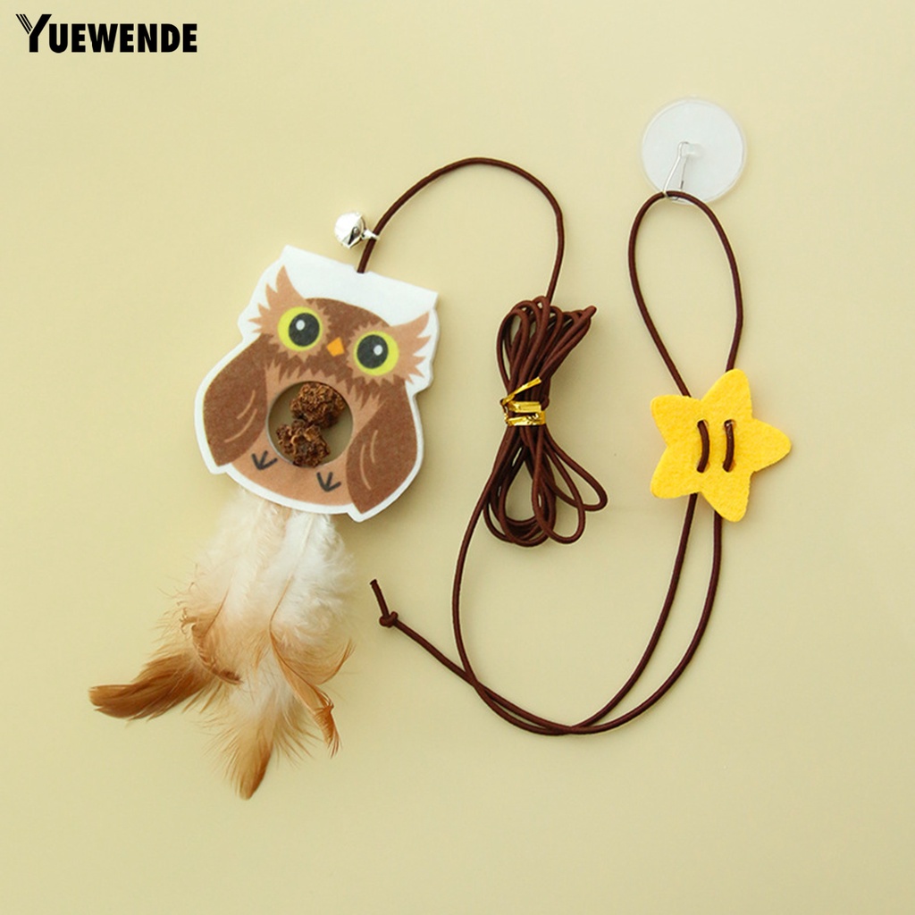 Đồ Chơi YQ.E Dạng Cốc Hút Có Độ Co Giãn Cao Vui Nhộn Treo Trong Nhà Cho Mèo Cưng