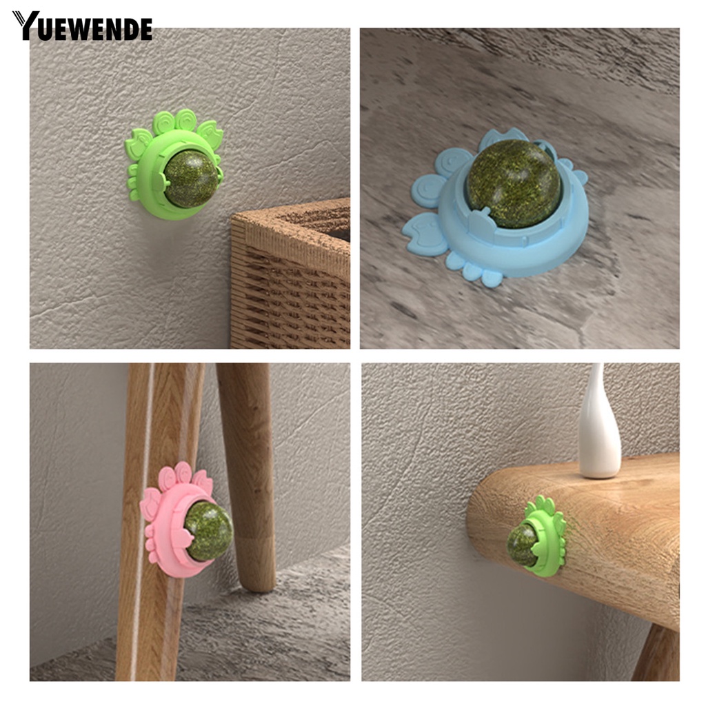 Yq.e Đồ Chơi Bóng Xoay Hình Cua Hoạt Hình Chống Bụi Làm Sạch Răng Cho Mèo Cưng