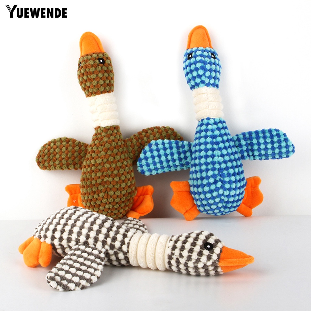 Đồ Chơi Vịt Nhồi Bông Hoạt Hình Có Âm Thanh Vui Nhộn Cho Thú Cưng