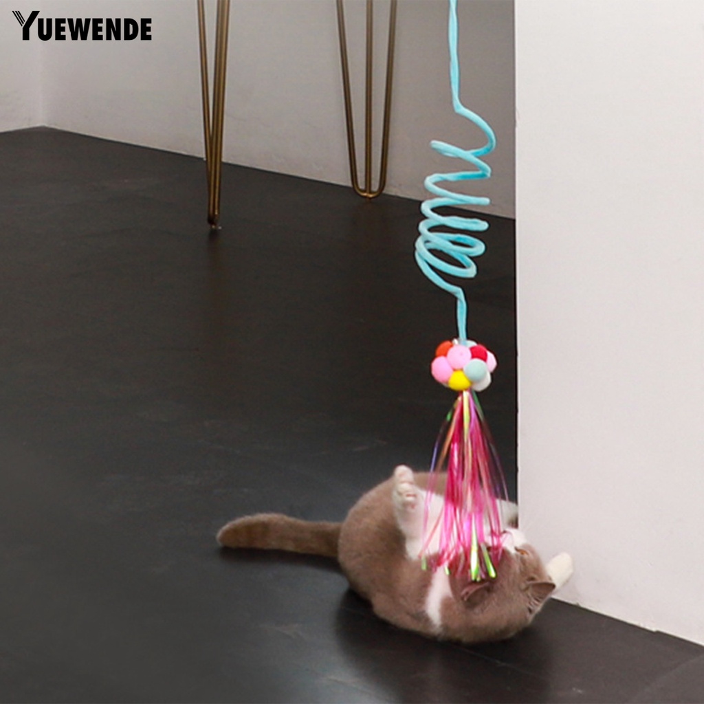 Đồ Chơi Nhồi Bông Treo Cửa Tự Dính Có Thể Thu Gọn Cho Mèo Cưng YQ.E