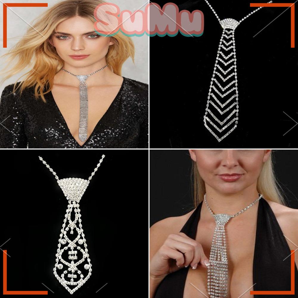 Vòng cổ Mặt Đính Hạt Lấp Lánh Thanh Lịch