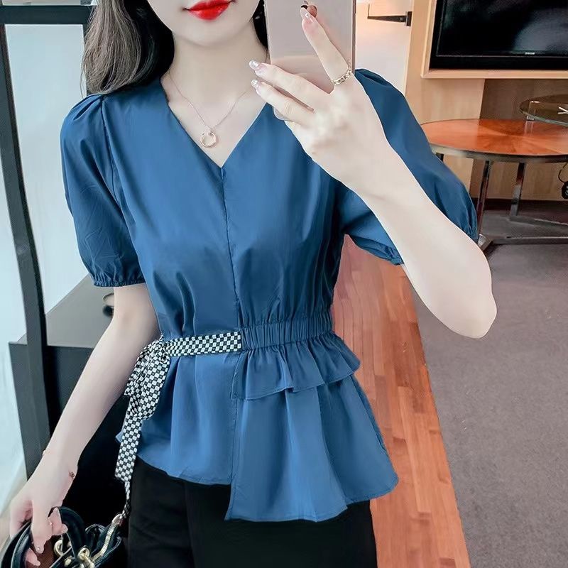 2023 Đầm Mỏng Vừa Vặn Che Bụng Phong Cách Hàn Quốc Dễ Phối Đồ