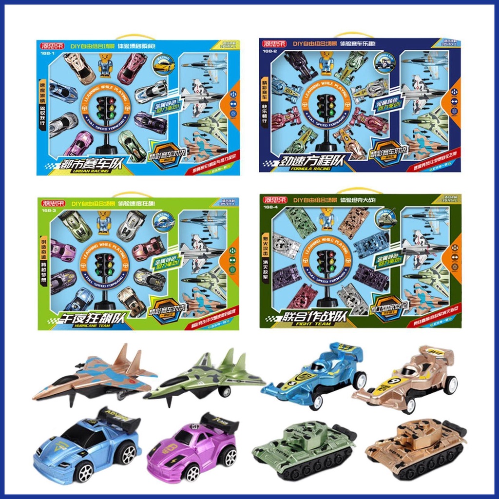 Xe Đua Đồ Chơi Kéo Lưng Ma Sát Vui Nhộn Cho Bé Trai 3 Tuổi