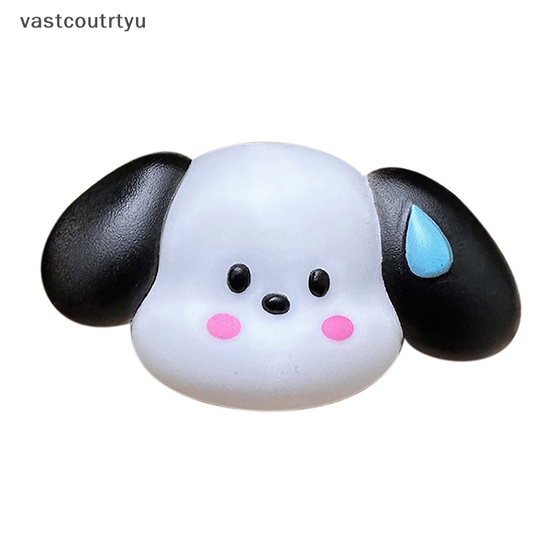 Miếng Dán Silicon Hình Chú Chó Hoạt Họa 3D Dễ Thương Dùng Trang Trí Điện Thoại / Máy Tính / Cốc Nước