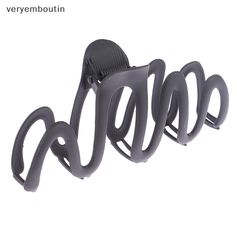 Kẹp Tóc Càng Cua Hình Gợn Sóng Thiết Kế Hình Học Đặc Biệt Cho Nữ n