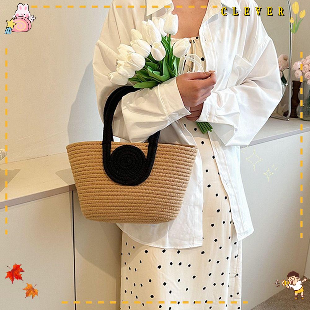 Túi Tote Đan Rơm Thời Trang Đi Biển