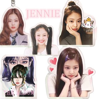 1 pc jennie bp acrylic móc chìa khóa bp kim jennie móc khóa treo trên bán jy