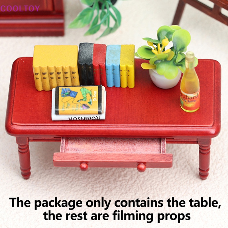 Mô Hình Bàn Cà Phê Mini Tỉ Lệ 1: 12 Trang Trí Nhà Búp Bê