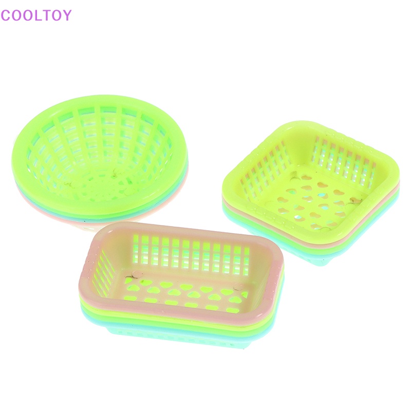 Bộ 5 Giỏ Đựng Rau Củ Quả Đồ Chơi BúP Bê Tỷ Lệ 1: 12