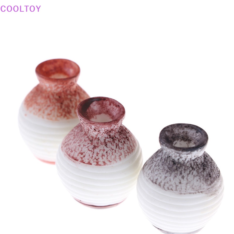 Bình Hoa Sứ Thu Nhỏ Dùng Trang Trí Nhà Búp Bê DIY