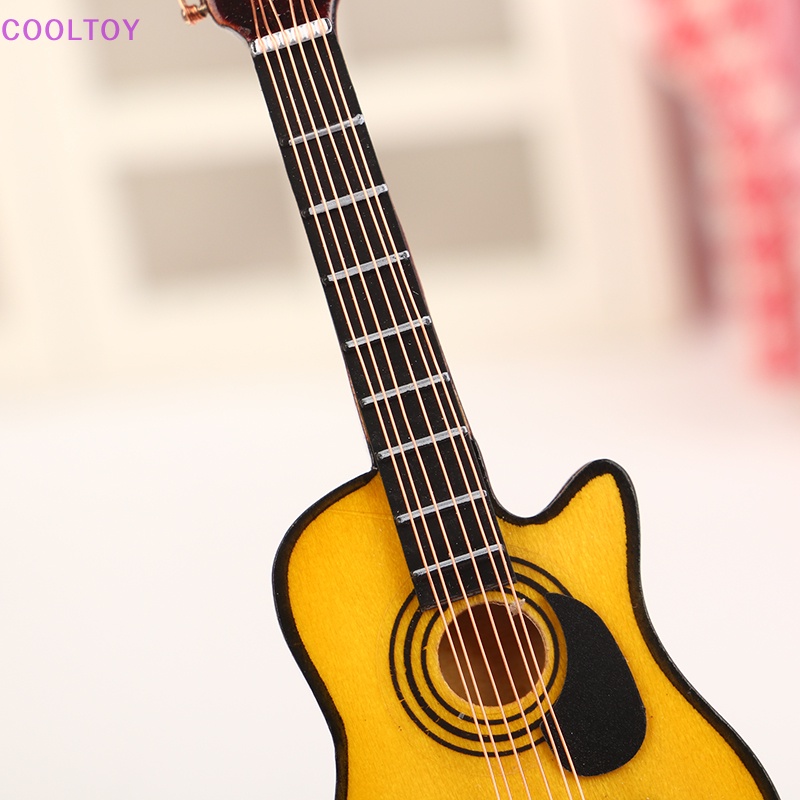 Cooltoy Đàn Guitar Điện Đồ Chơi Mini Trang Trí Nhà Búp Bê
