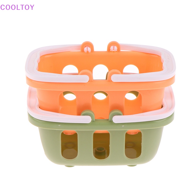 1 Giỏ Mua Sắm Mini Bằng Nhựa Trang Trí Nhà Búp Bê