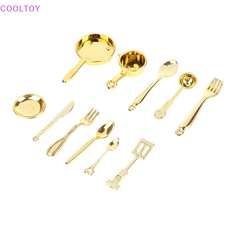 Set 11 Dụng Cụ Nhà Bếp Trang Trí Nhà Búp Bê Xinh Xắn