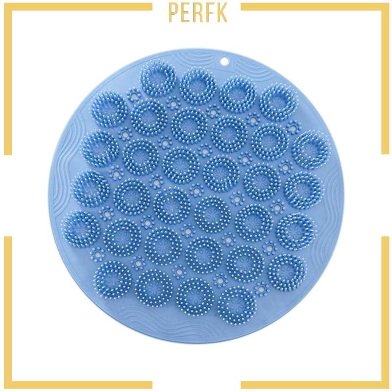 Bàn Chải Chà Lưng Có Giác Hút Đường Kính 30cm Bằng Silicon Tiện Dụng