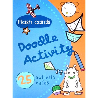 Flash Card - Doodle Activity Blue (25 Activity Cards)