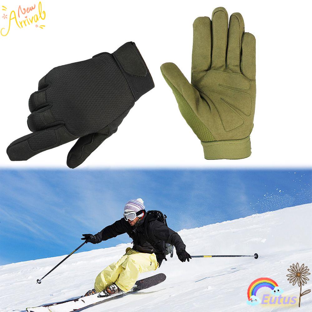 Găng Tay Lái Xe Đạp Leo Núi Ngoài Trời Chống Trượt Chống Mài Mòn Có Thể Chạm Màn Hình Cảm Ứng