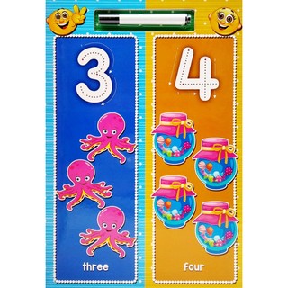 Writing Practice: Numbers, Shapes And Colours