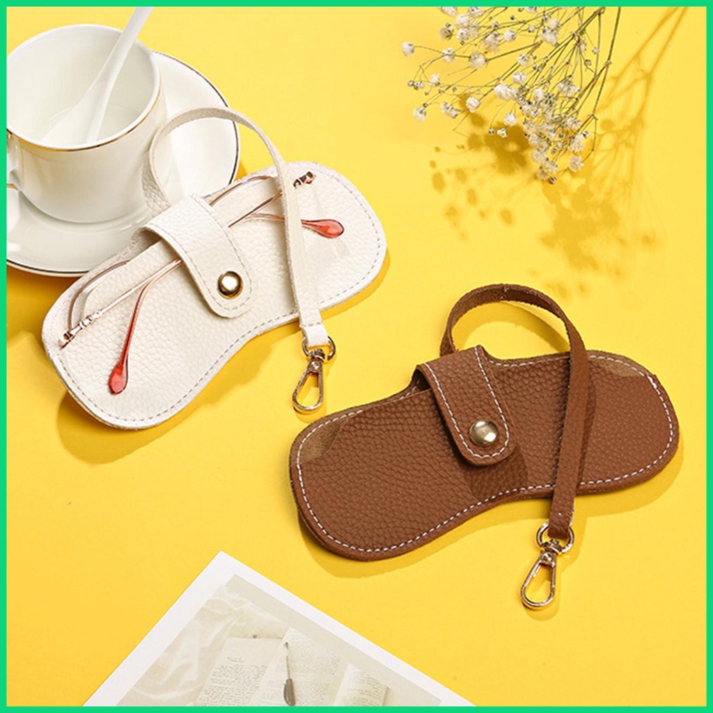 Túi Da PU Mềm Đựng Mắt Kính Chống Trầy Tiện Dụng