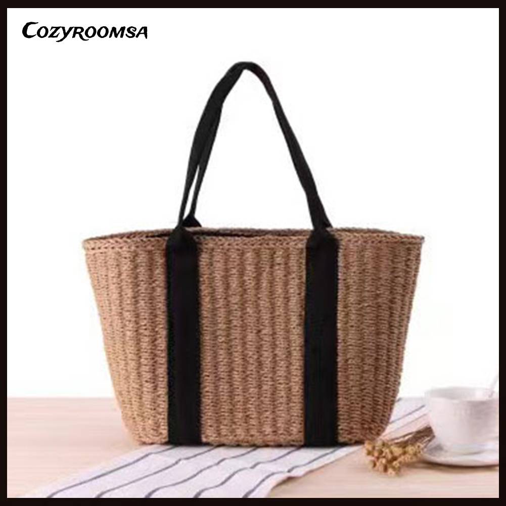 Túi Xách Đan Lát Dung Tích Lớn Thời Trang Nữ Tính