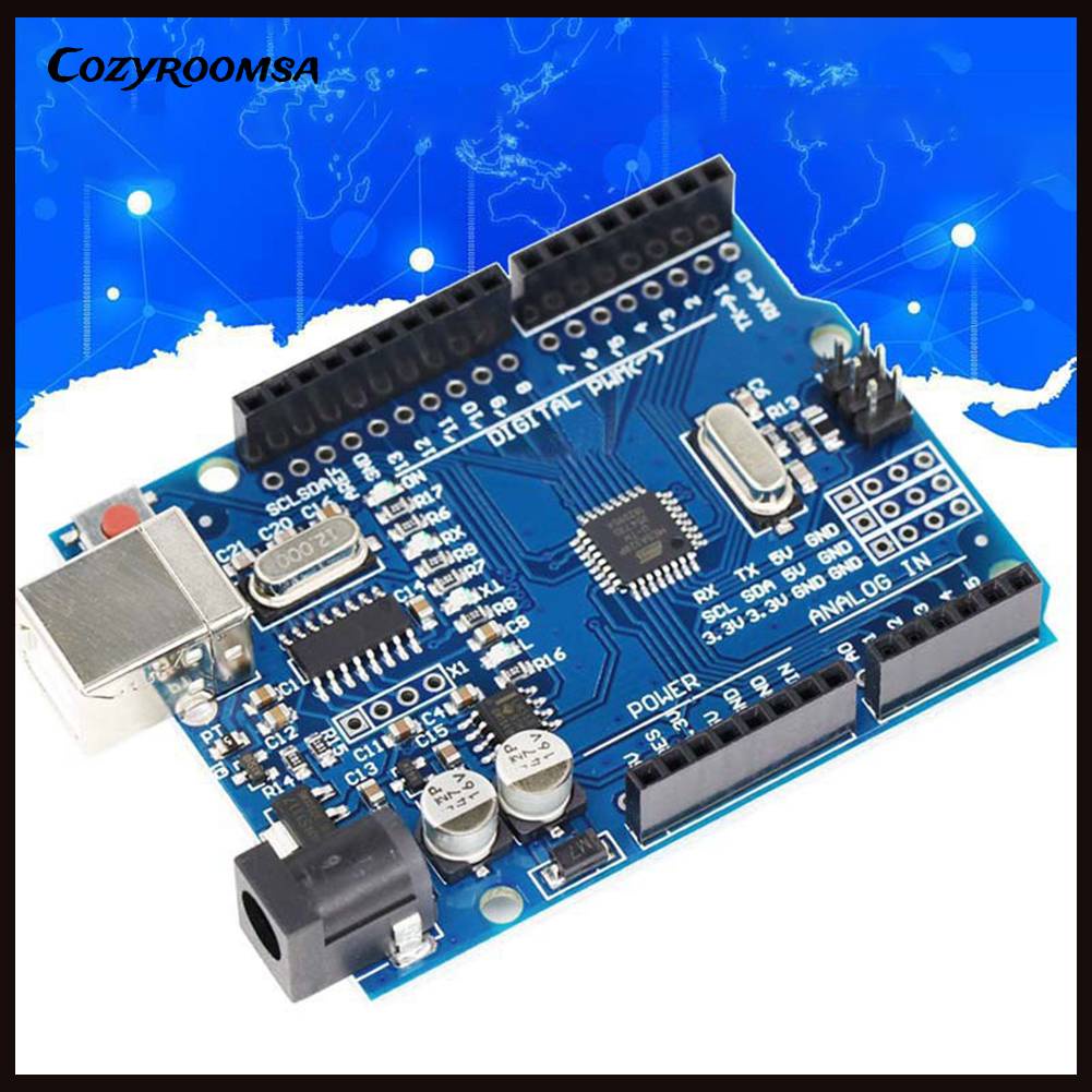 Bảng Mạch Phát Triển CH340G DC 5V-9V Cho Arduino
