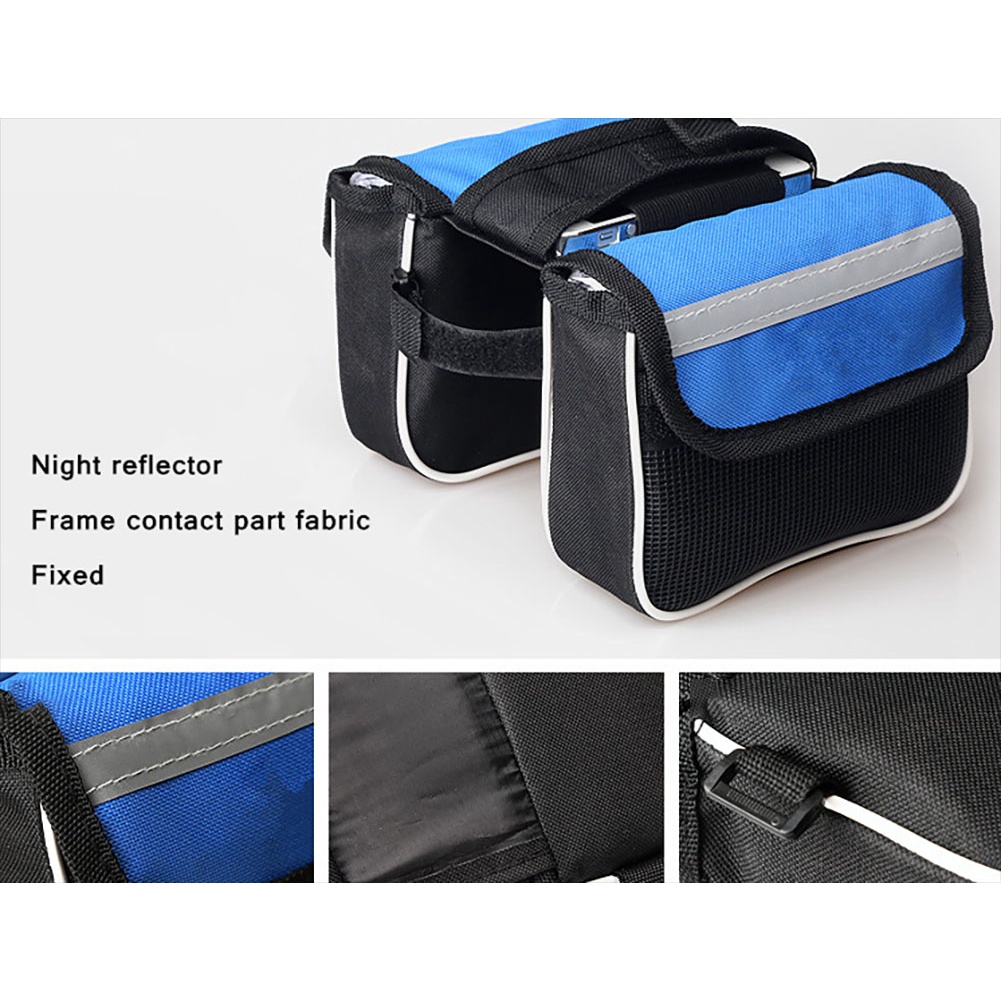 Túi xe đạp đa năng Túi chùm phía trước Túi xe đạp leo núi Túi điện thoại di động Túi ống trên Túi yên Túi đi xe đạp Phụ kiện xe đạp xe đạp