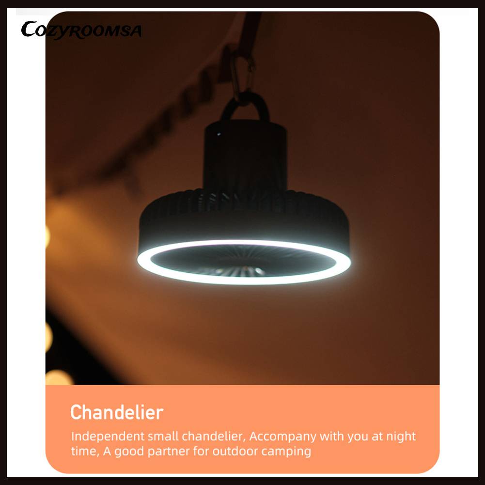 Quạt Làm Mát Để Bàn 3 Tốc Độ 10000mAh Cắm Trại Ngoài Trời