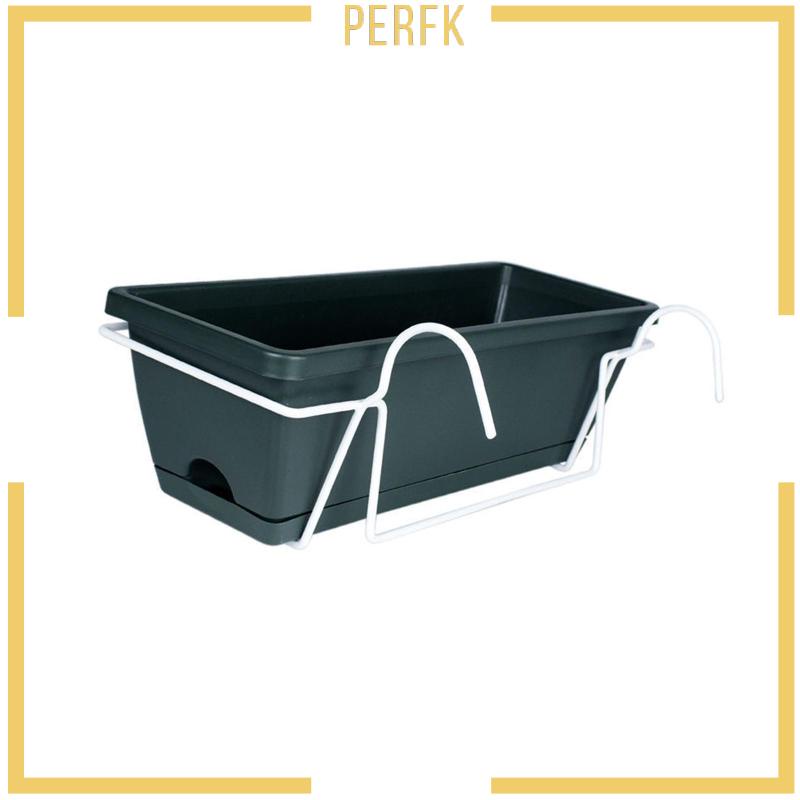 Chậu Hoa / Cây Cảnh Gắn Cửa Sổ / Ban Công Kèm Kệ Để Chậu Hoa Tiện Lợi