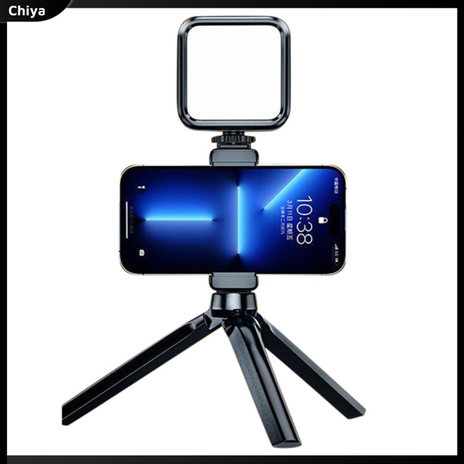 Đèn Rgb Mini Cầm Tay Có Kẹp Gắn Điện Thoại Di Động Hỗ Trợ Chụp Ảnh Selfie