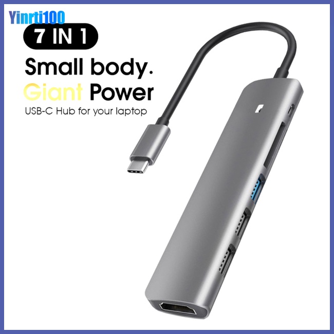 Bộ Chia Cổng Sạc Usb 3.0 Type-c Đa Năng Cho Laptop