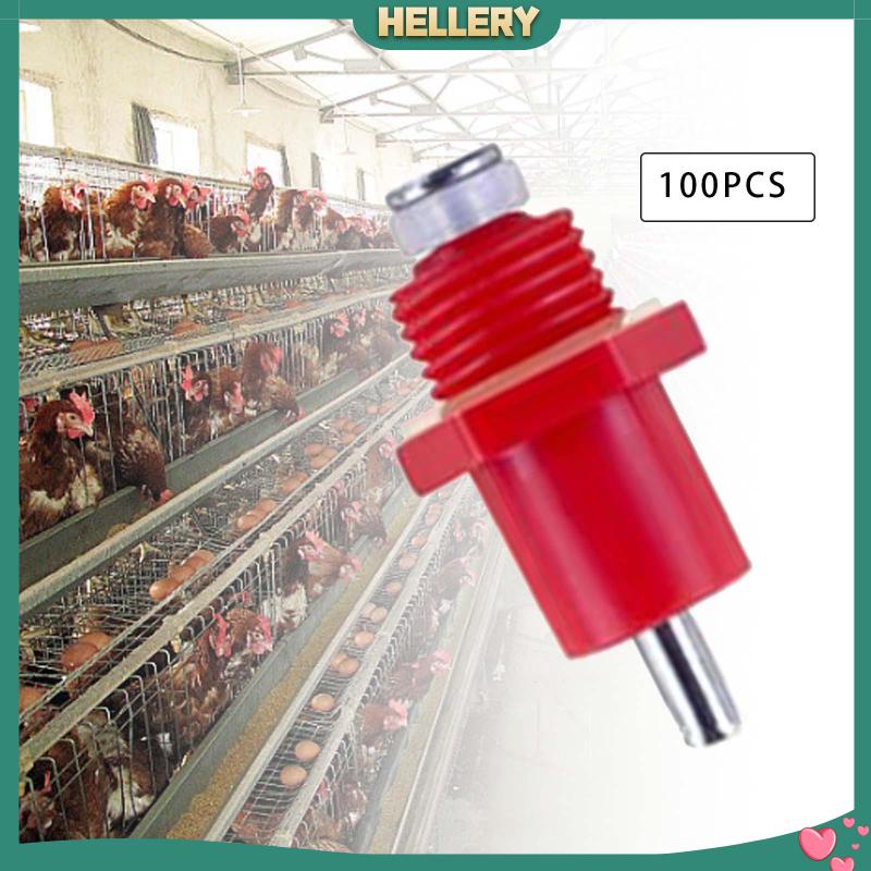[HelleryVN] Set 100 Vòi Uống Nước Tự Động Chắc Chắn Cho Gia Cầm