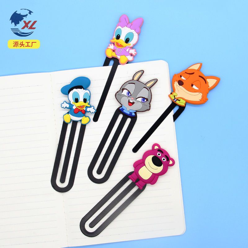 Kẹp Đánh Dấu Trang Sách Bằng Kim Loại Họa Tiết Hoạt Hình Disney Sáng Tạo