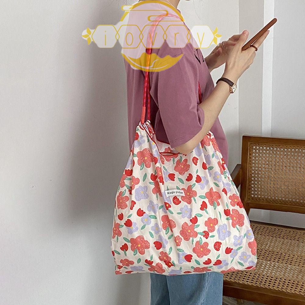 Túi Đeo Vai Trọng Lượng Nhẹ In Họa Tiết Hoa Dễ Thương Cho Nữ