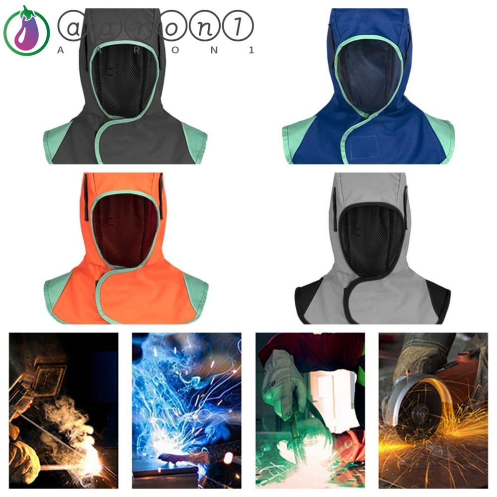 Aaron1 Mũ Trùm Đầu Thoáng Khí Chống Bụi Cho Thợ Hàn