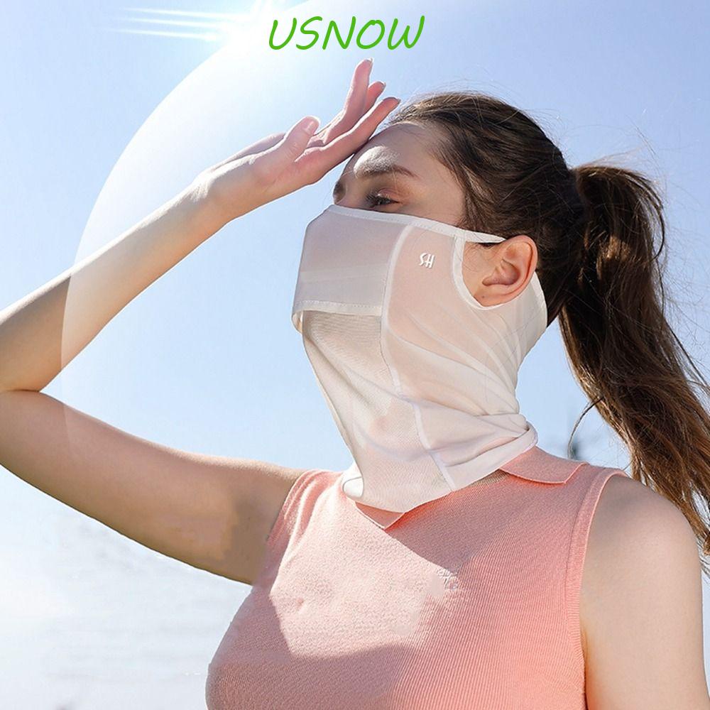 Khăn Choàng Cổ Bằng Lụa Lạnh Màu Trơn Co Giãn Chống Tia UV Bảo Vệ Mặt Và Cổ Dùng Khi Chơi Golf / Đi Bộ Đường