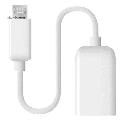 Dây Cáp OTG Chuyển Đổi USB 2.0 A Female Sang Micro B Male Cho Samsung HTC