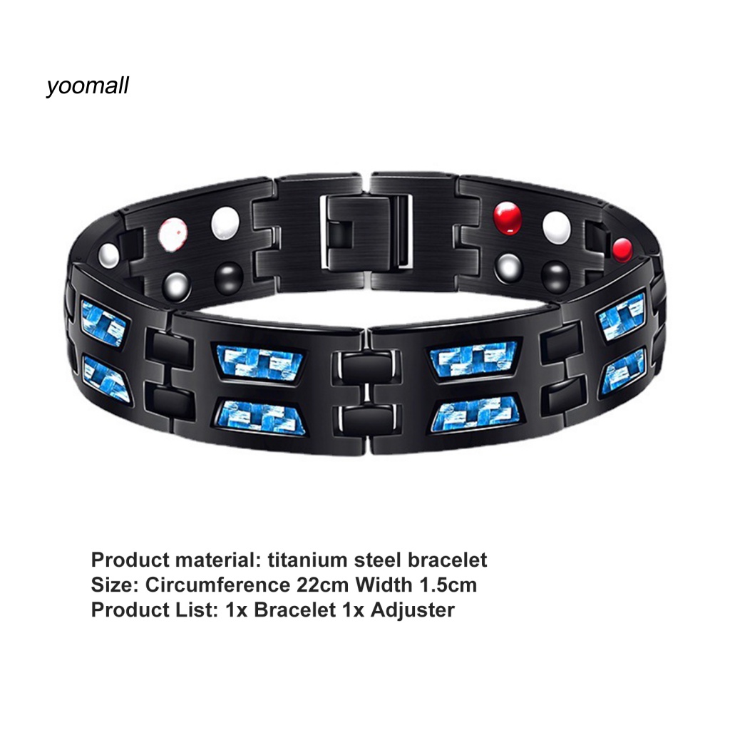 Vòng Đeo Tay Từ Tính Mạ Điện Chống Mệt Mỏi Có Thể Điều Chỉnh Cho Văn Phòng