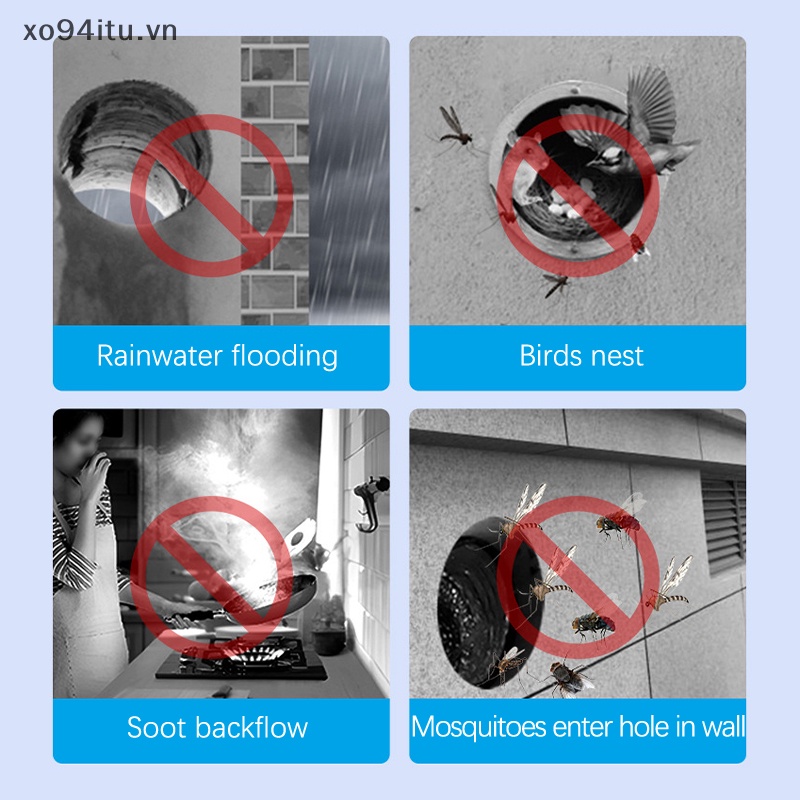 Nắp Đậy Lỗ Thông Gió Bằng Thép Không Gỉ Hình Tròn Cho Hệ Thống HVAC