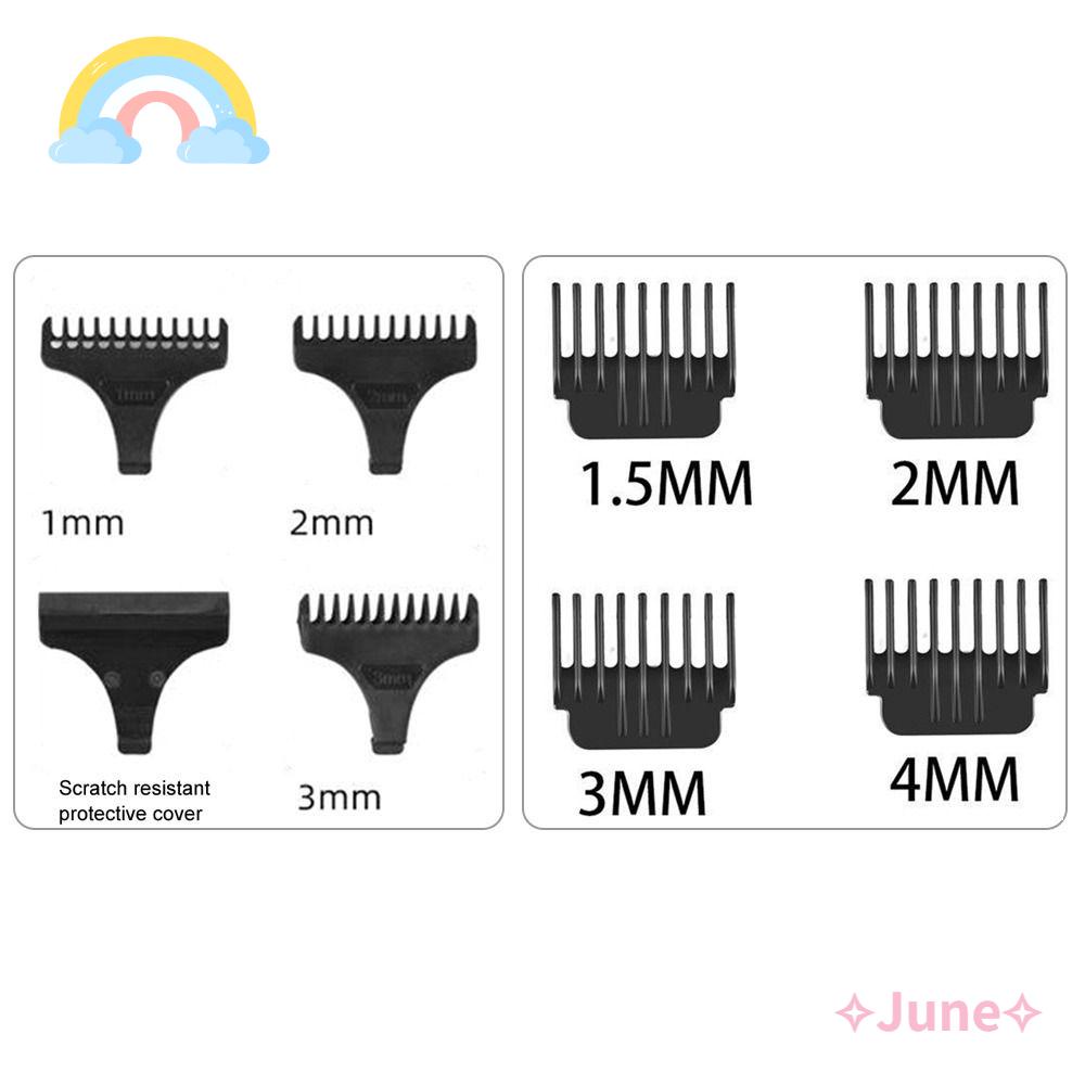 Bộ 10 Đầu Lược Thời Trang Cho Tông Đơ Cắt Tóc T9 1 / 2 / 3 / 4 / 9 / 12Mm